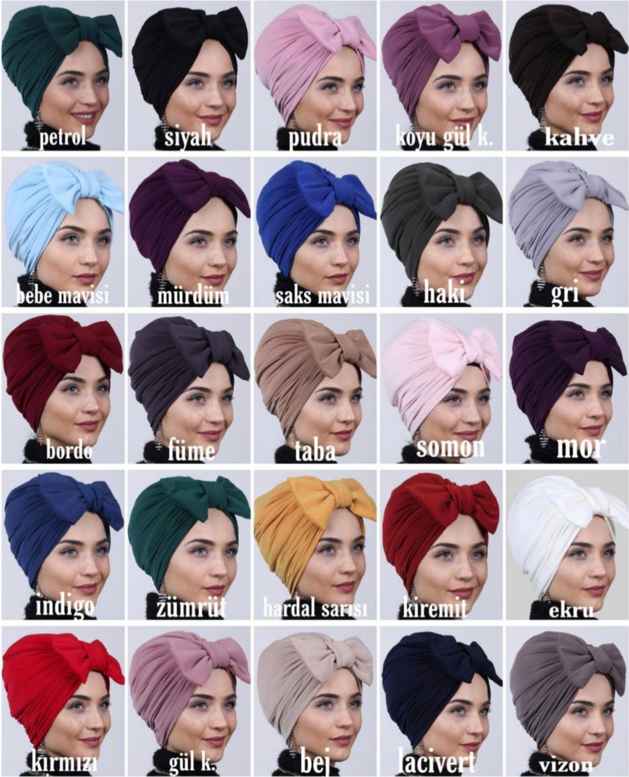 Gesteppter Turban